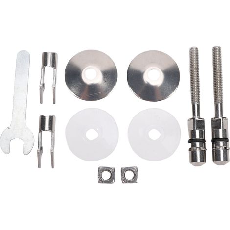 Jeu De Charnières De Fixation De Siège De Toilette Adapté À Luvett, En Acier Inoxydable M6, Support De Couvercle De 71.5mm, Réparation De Remplacement