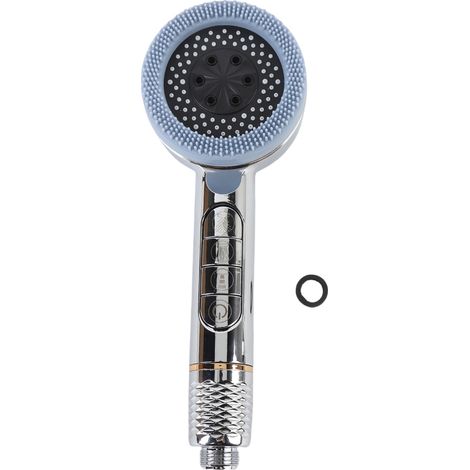 Pommeau De Douche À Surpression, Filtre Intégré, Plusieurs Modes De Pulvérisation, Portable Pour La Maison, Argent