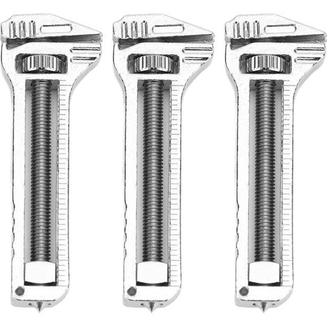 Mini Clé Multi-outils Réglable, Ouvre-bouteille Multifonctionnel Pour Sac À Dos Camping Randonnée 3 Pièces