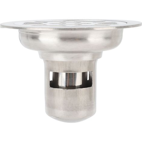 Drain De Sol De Salle De Bains En Acier Inoxydable, 3,94 Pouces, Anti-odeur, Douche Ronde Antidérapante Pour