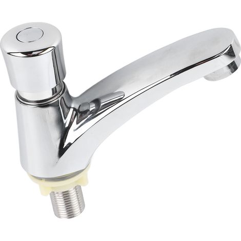 Robinet D'Évier De Lavabo À Retardement, En Alliage De Cuivre, Interrupteur Poussoir, Robinet D'Économie D'Eau Pour La Maison, La Cuisine, La Salle De Bains, L'Hôtel