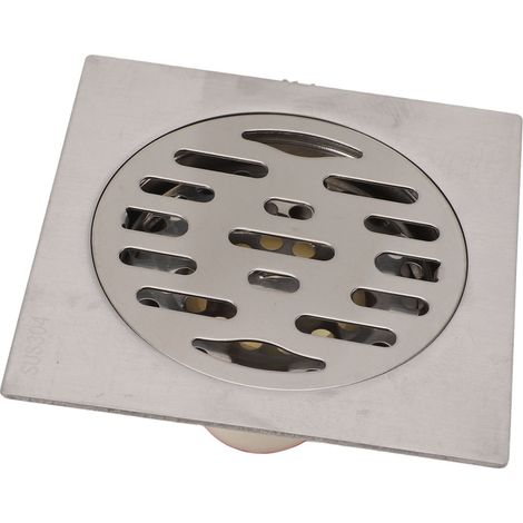 Drain De Sol Carré Anti-odeur En Acier Inoxydable, 11cm, Anti-colmatage, Noyau D'Aspiration Magnétique, Douche Pour Tuyau De 50mm 75mm