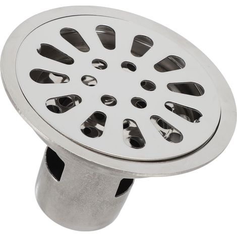 Kit De Douche Ronde En Acier Inoxydable, Drain De Sol De 3.5 Pouces, Résistant Aux Odeurs, Étanche À L'Eau Profonde, Pour Cuisine, Salle De Bains, Balcon