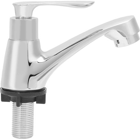 Robinet D'Eau À Poignée Unique En Alliage De Zinc, G1/2 Pouces, Pour Salle De Bains, Cuisine, Lavabo