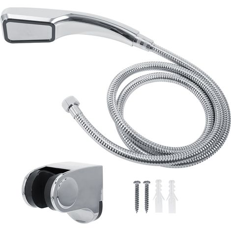Pomme De Douche À Main Pressurisée Par Galvanoplastie G1/2 Pouces, Pulvérisateur, Accessoires De Salle De Bain Et De Douche