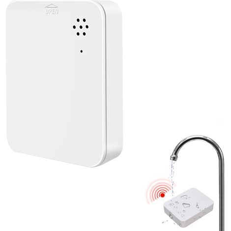 Alarme De Fuite D'Eau Détecteur Sans Fil Haute Sensibilité 90 Db Avec Notification D'Application À Distance Pour Sous-sol Cuisine Salle De Bain