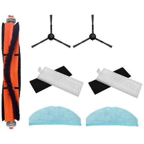 Accessoires Pour Aspirateur Homerun Série 7000 Xu7100/01 Xu7100/02 : Brosse Latérale À Rouleau, Filtre, Sac À Poussière