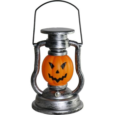 Dekorative Retro-led-solarlaterne Für Halloween, Zum Aufhängen Im Freien
