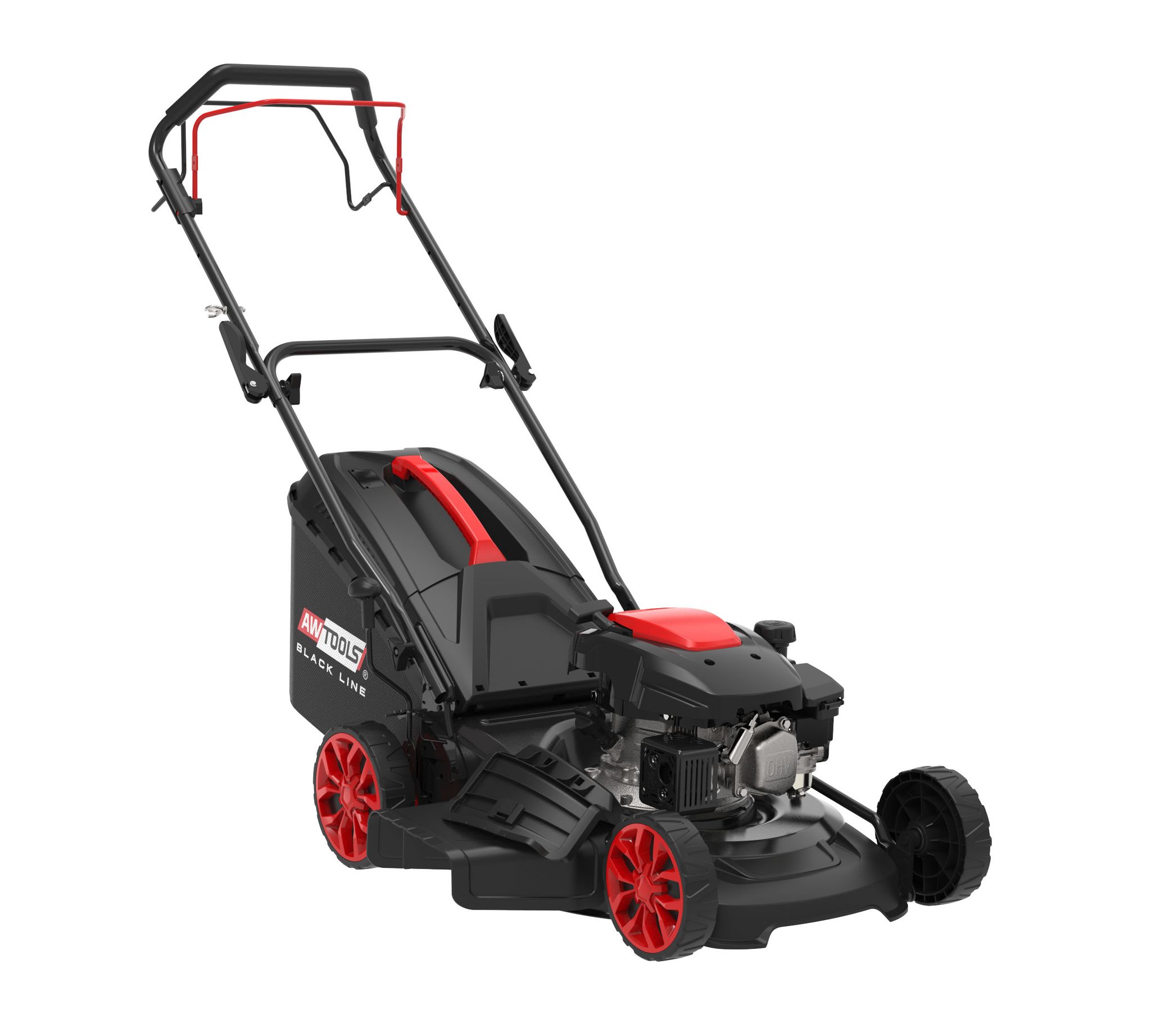 Awtools M46sp 4-in-1 Benzin-rasenmäher Mit Selbstantrieb, 46 Cm