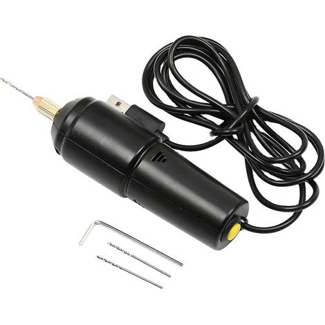 Mini-tragbare Elektrische Bohrmaschine Für Schmuck, Bohrer Inklusive (0,7-1,2 Mm).