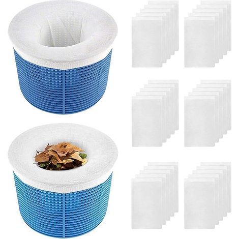 Skimmernet Piscine - Skimmer En Nylon, Chaussettes, Skimmer Pour Piscine, Filtre, Skimmer En Nylon, Réutilisable - 30 Pièces Filet De Skimmer