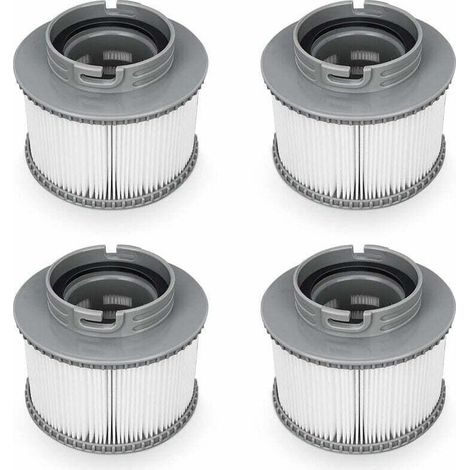 Cartouche Filtre - Diamètre 110 Mm - Hauteur 82 Mm - Pour Pompe Spa Mspa Fd2089 - 4 Pièces