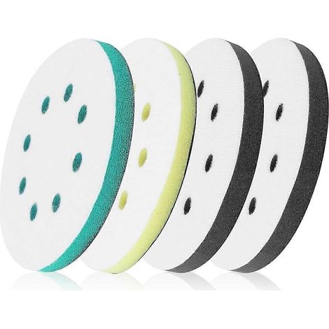 4er-packung 5" Schaumstoff-schleifpads - Ersatz Für Exzenterschleifer (8-loch)