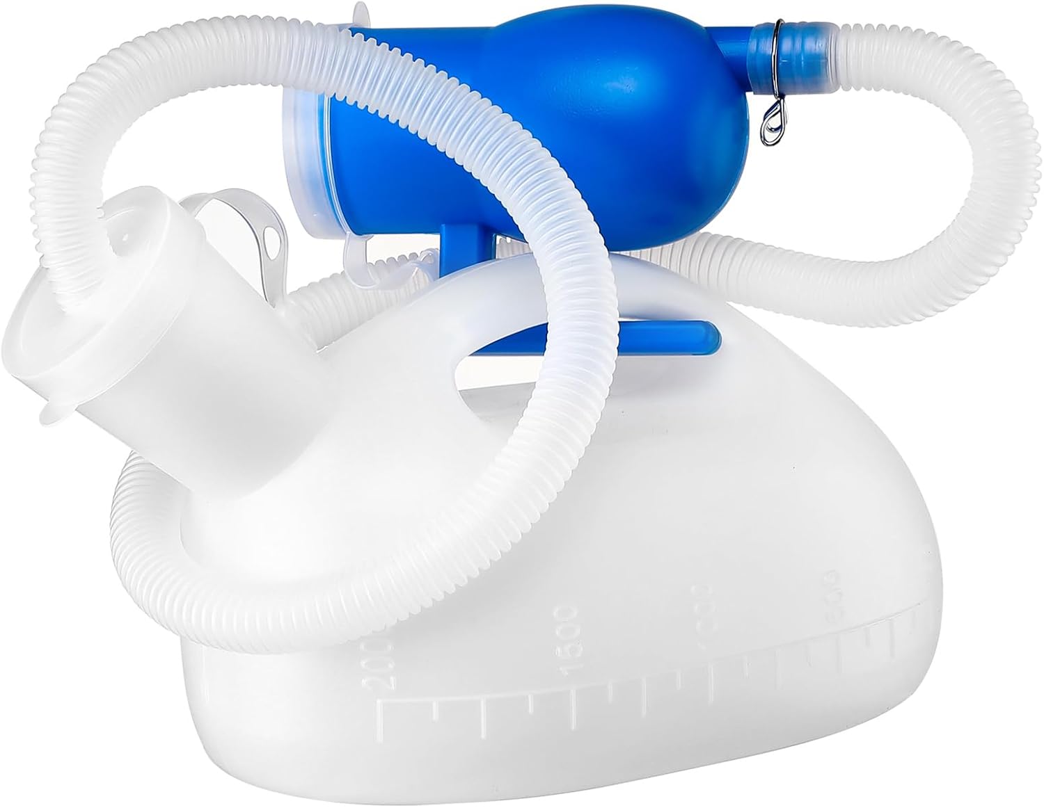 Tragbares Urinal Für Männer – 2000 Ml – Polyethylen – 1,8 M Schlauch – Auslaufsicher – Für Camping, Krankenhaus, Auto
