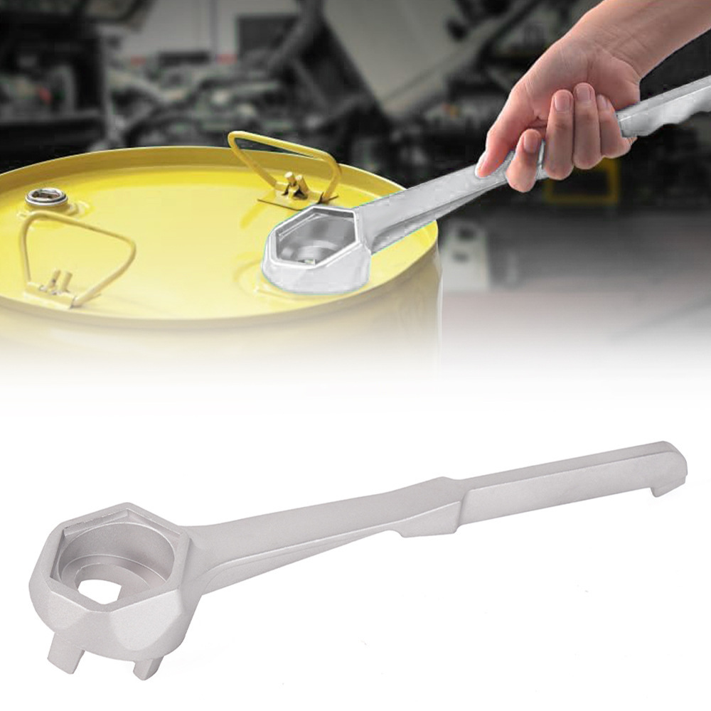 Schlüssel Zum Öffnen Von Ölfassdeckeln, Schlüssel Aus Aluminiumlegierung Zum Öffnen Und Abnehmen Von Ölfassdeckeln.