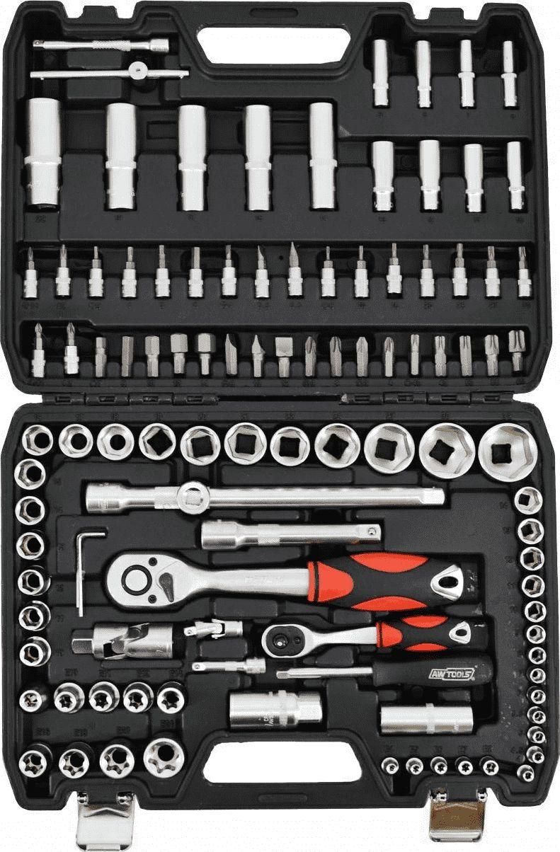 Awtools 108-teiliges Ergonomisches Und Robustes Schlüsselset