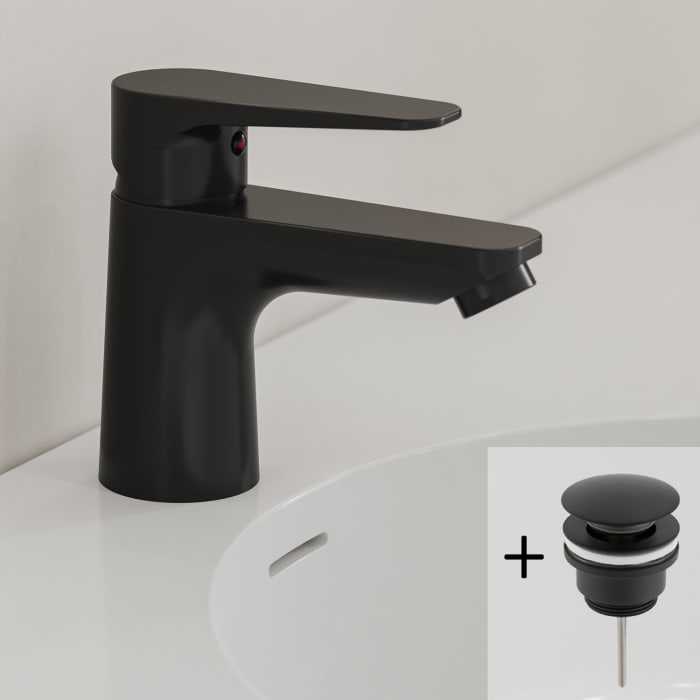 Kronenbach Radia 3.0 Waschtisch-einhebelmischer S Mit Pop Up Ablaufventil, Wassersparend