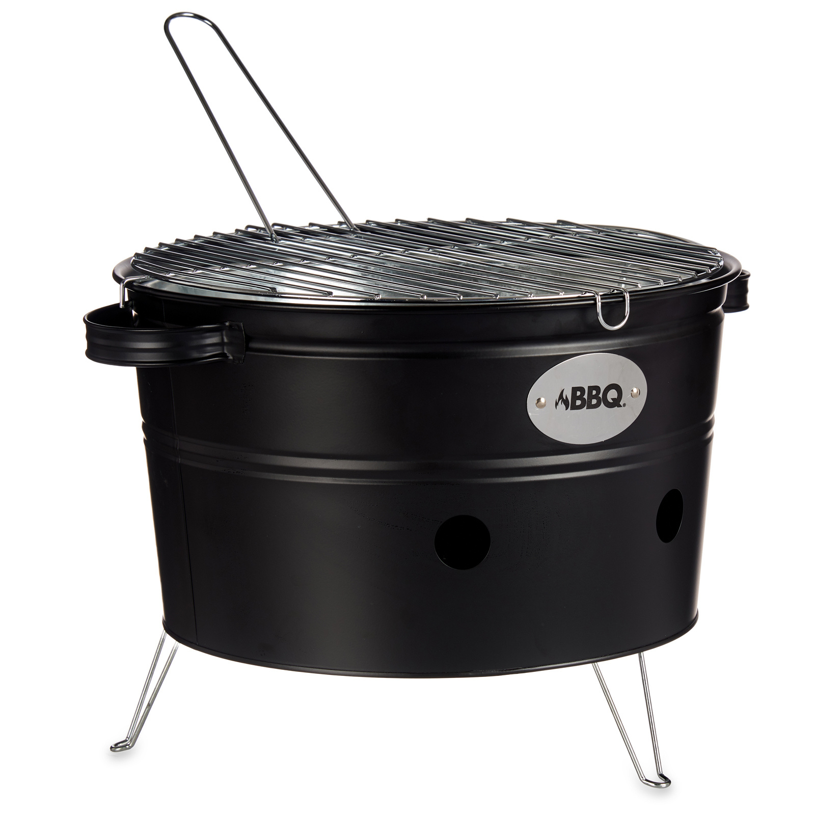 Grill Mit Griffen Und Beinen Bbq, 42 X 35 X 21 Cm