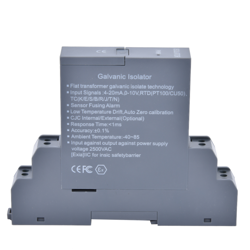 Glc Signalisolator Spannungs- Und Stromtransmitter 1 Eingang 1 Ausgang Abnehmbarer Dc 0-10v Stromverteiler