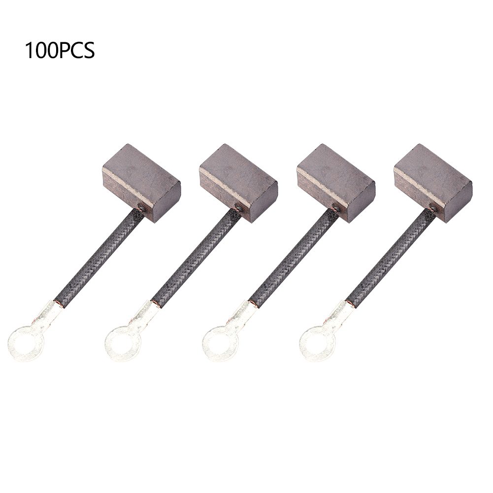 100-teiliges Ersatzkohlebürsten-set Für Öl- Und Wasserpumpen 12v/24v/48v Dc J435a 9x8x14,5mm