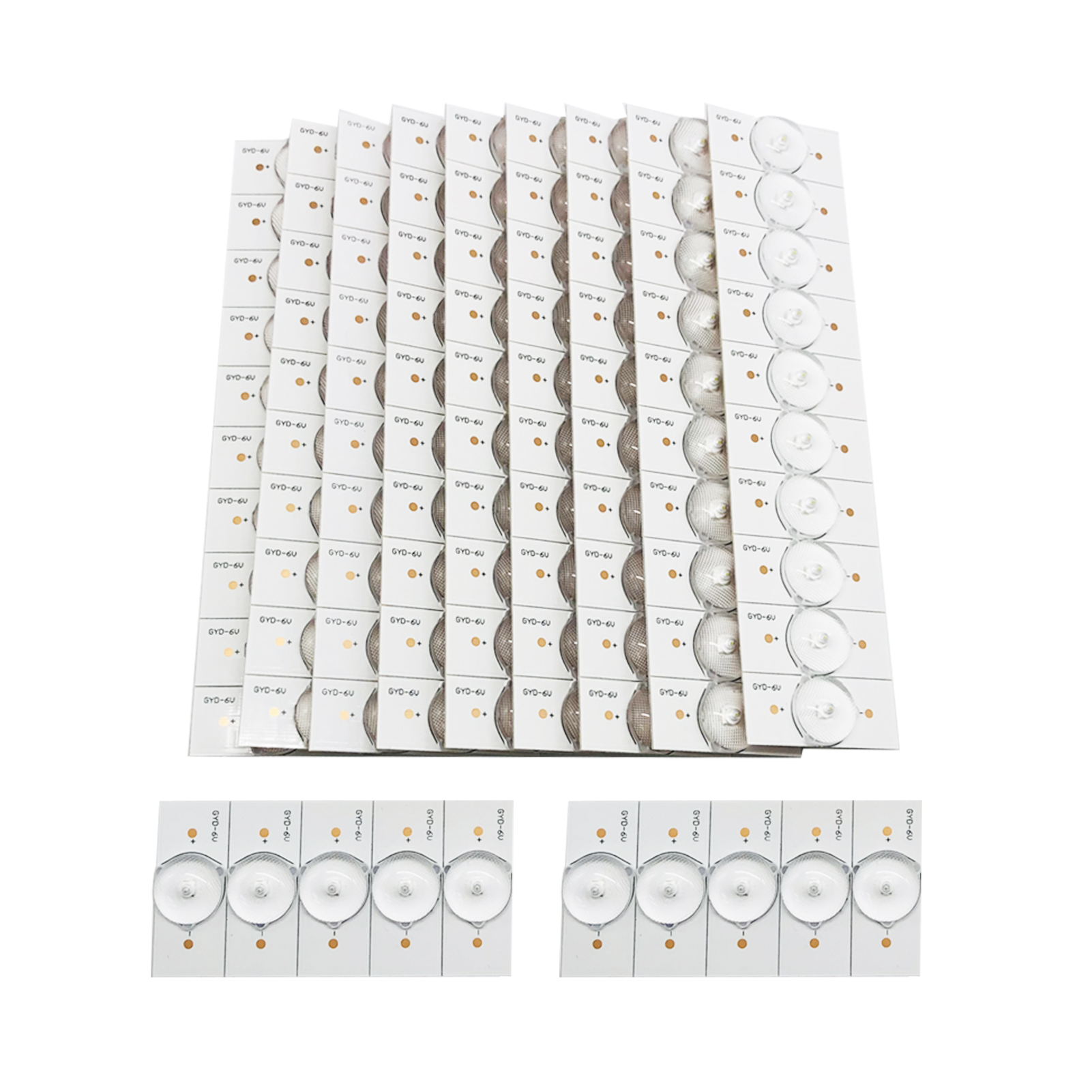 100 Stück Smd 6v Leds Mit Optischem Linsenfilter Zur Reparatur Von 32-65 Zoll Led-fernsehern, Ersatzteile Für Led-streifen