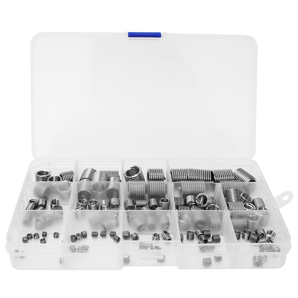120-teiliges Gewindereparaturset Aus Edelstahl Mit Box, M3-m12