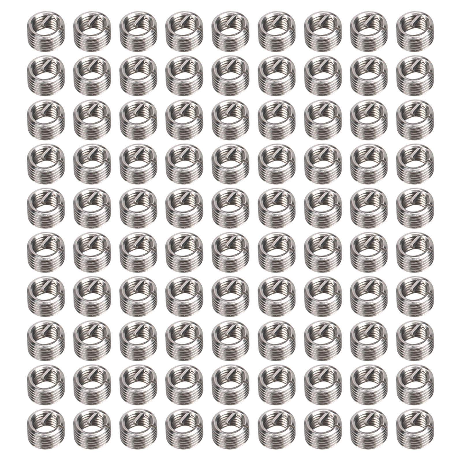 100 Stück Gewindeeinsätze (außen- Und Innengewinde) Zur Reparatur Von Buchsen Aus Edelstahl Sus304, M2,5 X 0,45, 1,5d