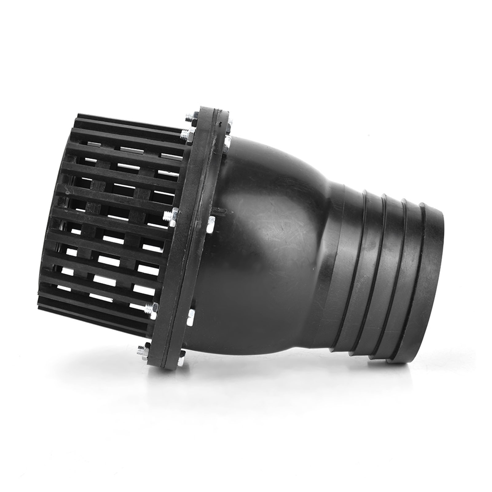 4 Zoll Schwarzes Pvc-flachrückschlagventil Für Niederdruck-wasserpumpen, Geeignet Für Flüssigkeitsmaschinen