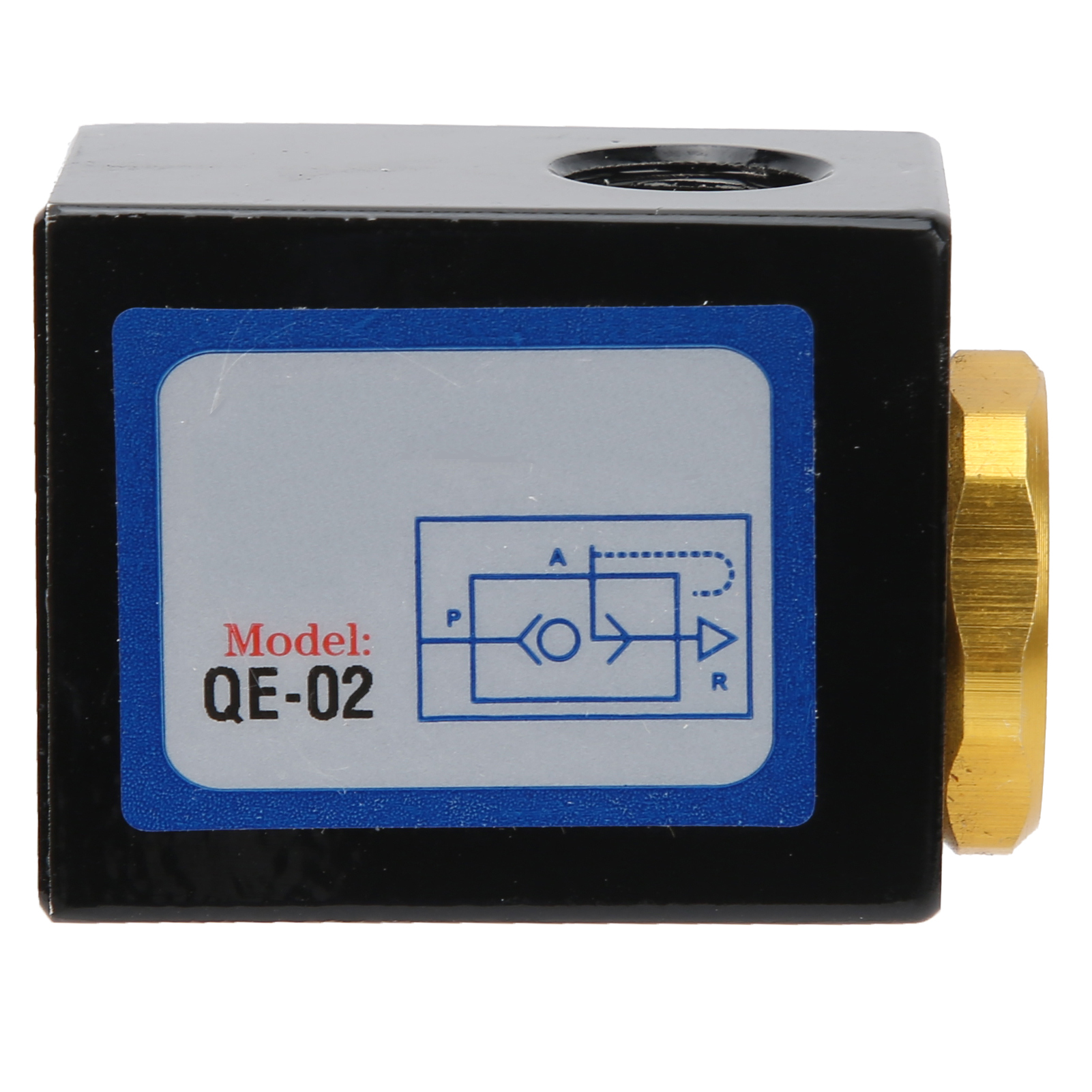 Qe-02 Schnellablassventile Aus Aluminiumlegierung, Universelle Pneumatische Komponente Für G1/4-schläuche