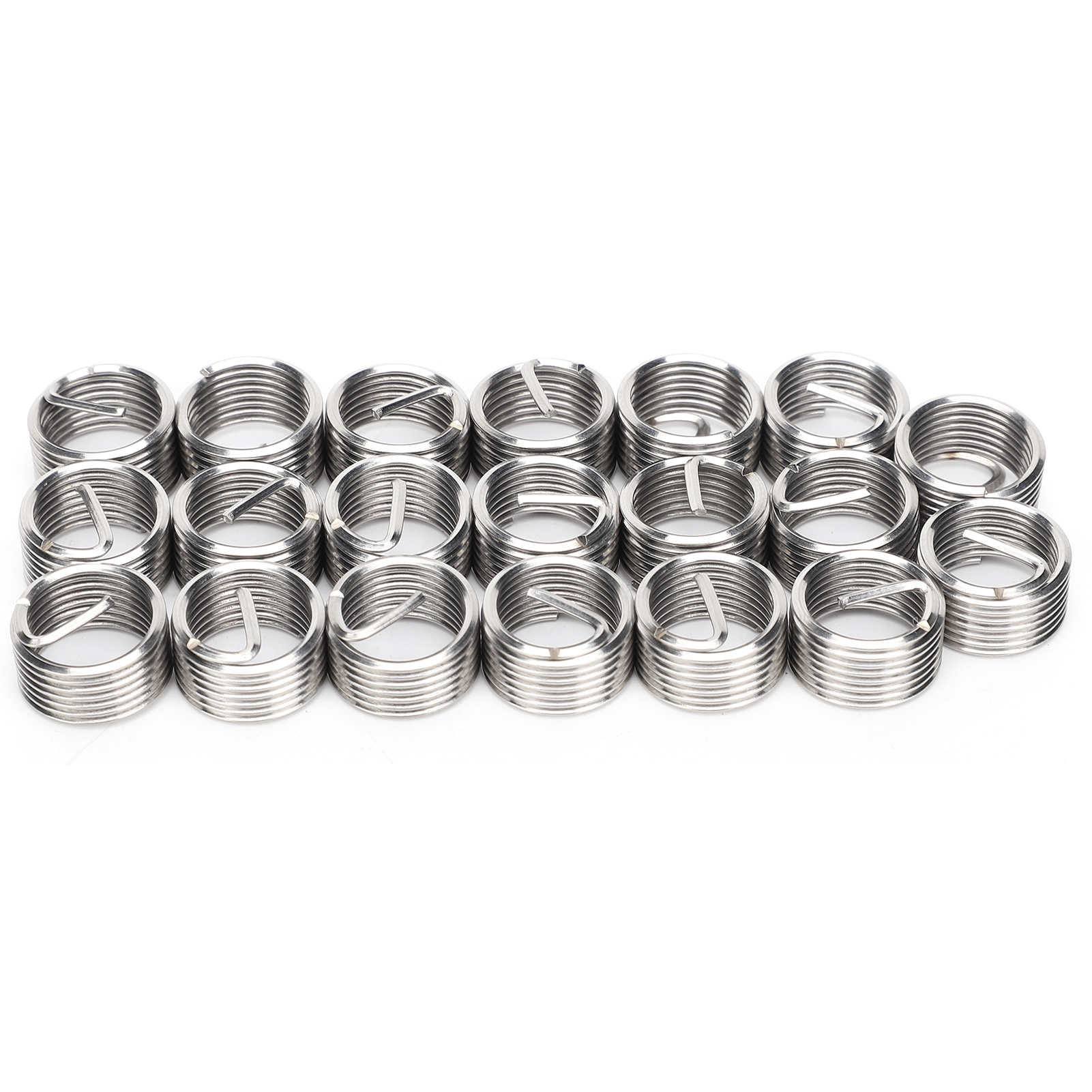 20 Stück Gewindeeinsätze Zur Reparatur Von Gewindebohrungen, Reduziermuttern, Hülsen, Umrüstgewinde M12 X 1,25 1d, Edelstahl 304