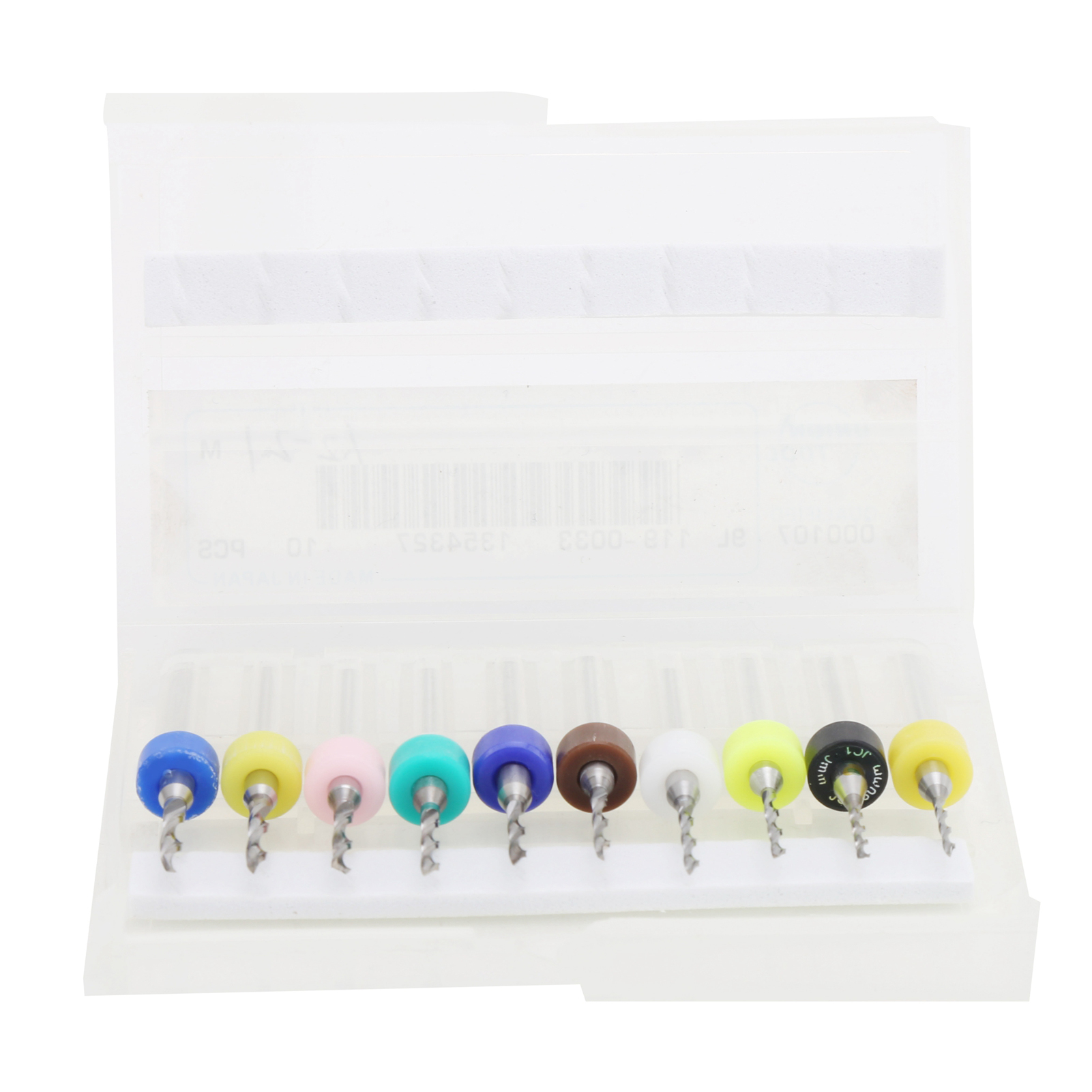 Set Mit 10 Hartmetall-mikrobohrern 1,2–2,1 Mm Zum Bohren Von Leiterplatten