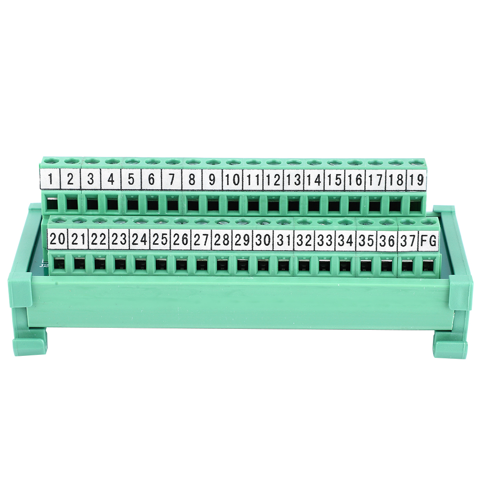 Schraubklemmenblock Für Sps-modul, Db37-buchse, 35-mm-din-schiene, Elektrische Bauteile