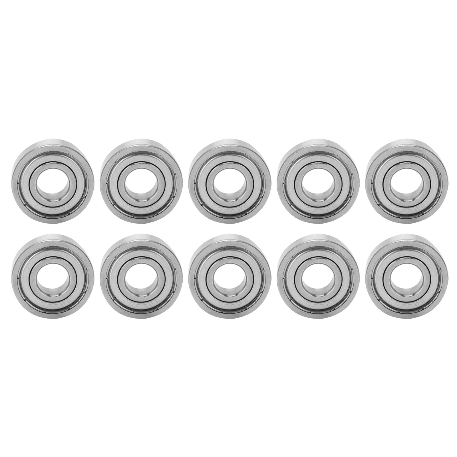 Packung Mit 10 Edelstahlkugellagern (26x10x8 Mm) Für Papiermaschinen, Getriebe Und Brecher