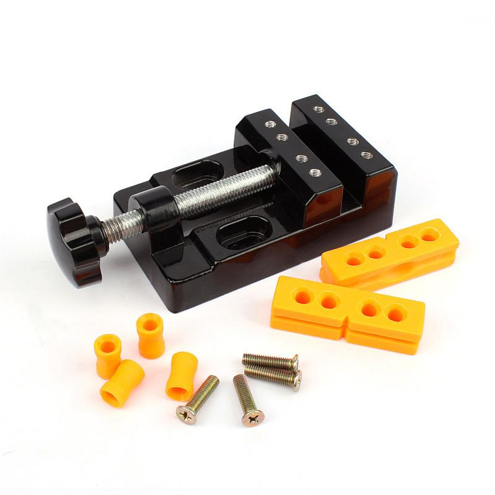 Mini-flachhandschraubstock 57 Mm Aus Aluminiumlegierung, Multifunktionaler Werkbankschraubstock Zum Bohren, Polieren, Gravieren, Für Diy-holzschnitzereien Und Bastelarbeiten