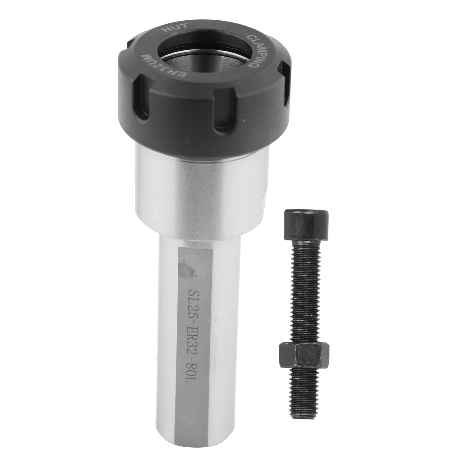 Steckzangenhalter, Zylindrische Schaftverlängerung, Cnc-drehmaschine, Fräsen, Sl25-er32-80l