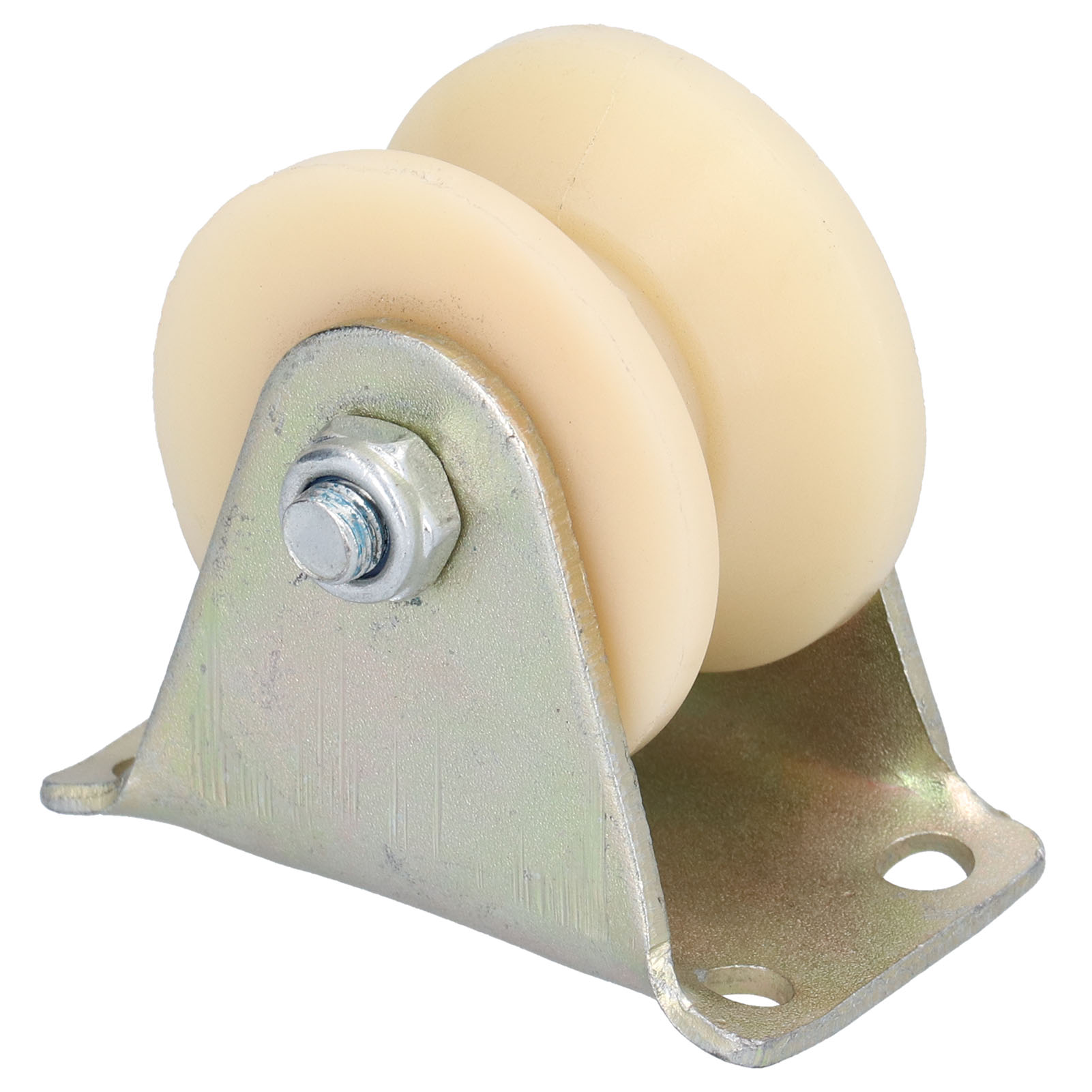 50-mm-nylon-rillenrolle Mit 2,5-mm-aufnahme Für Hebezeuge, Kabelführungsrolle, Tragfähigkeit 200 Kg