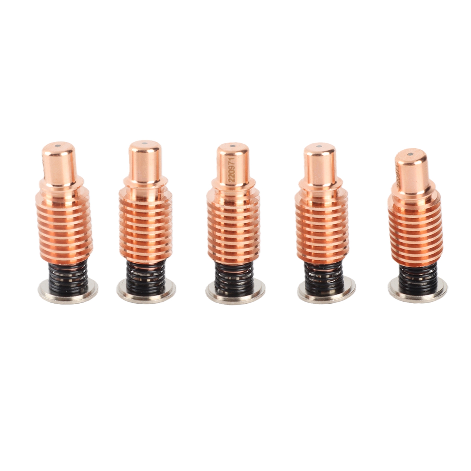 5-teiliges Set Hochtemperaturbeständiger Kupfer-plasmabrennerelektroden, Zubehör 220971