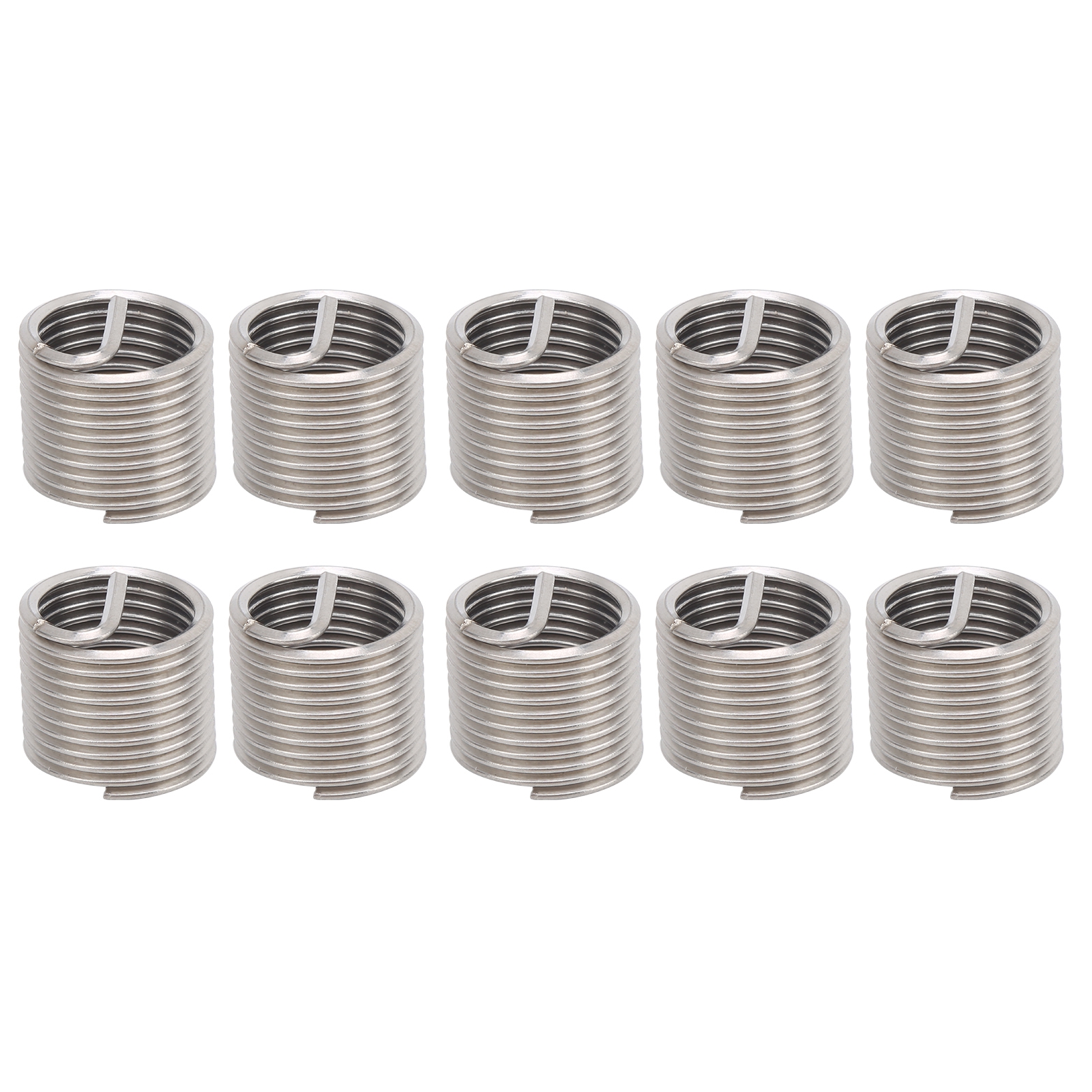 10 Gewindereparatureinsätze, Edelstahl-drahthülse, Sus304, M18 X 2, 1,5d, Hardware-zubehör