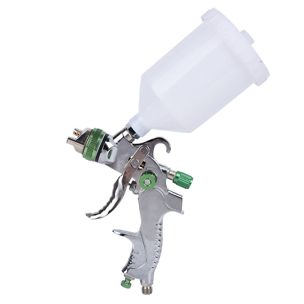 Hvlp-farbpistole Mit Schwerkraftzufuhr, Manueller Zuführung Und 1,4-mm-düse Für Airbrush