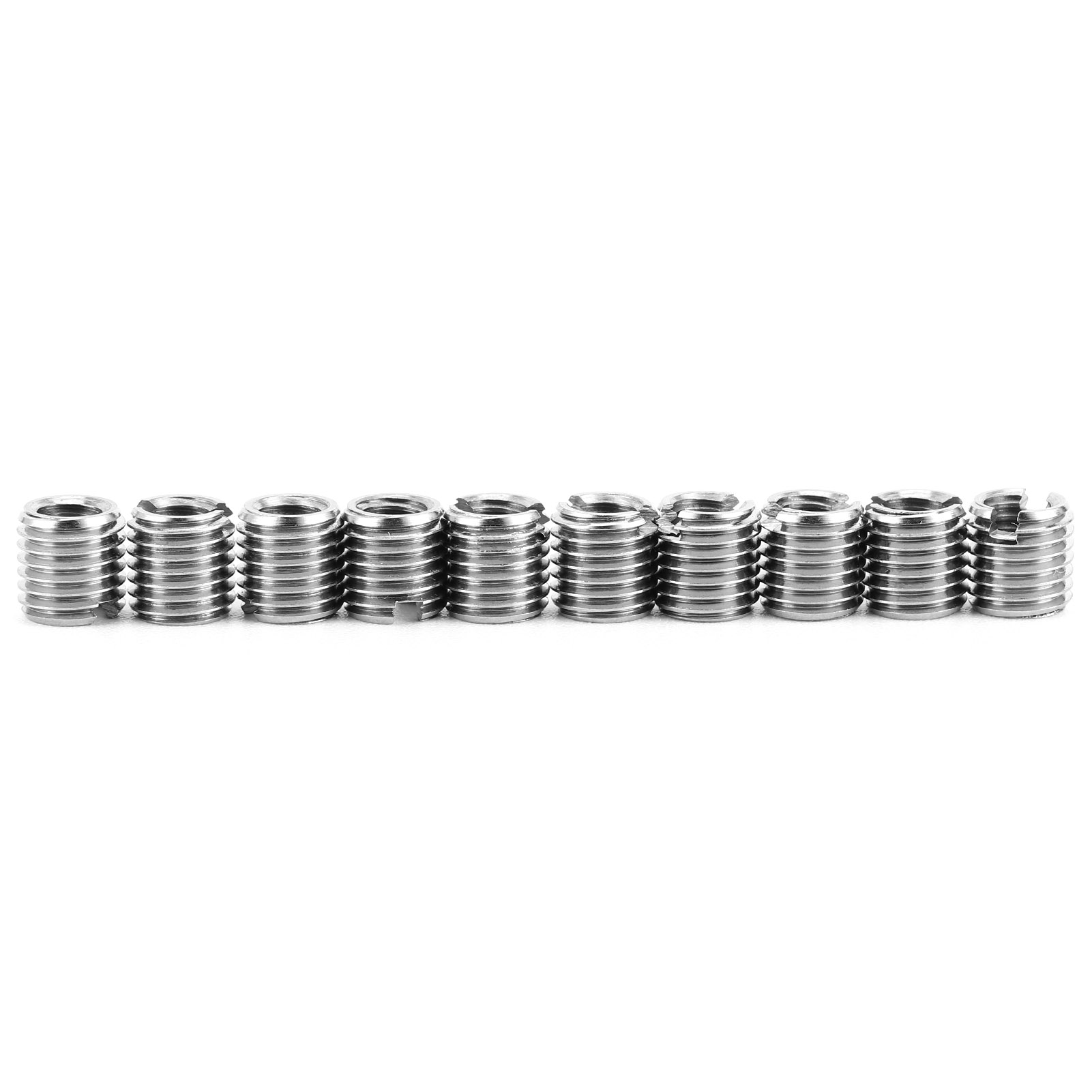 10 Stück Einpressmuttern Aus Edelstahl 303 Für Reparaturen, Feingewinde, M4 Innengewinde, M6 Außengewinde, Spreizmuttern