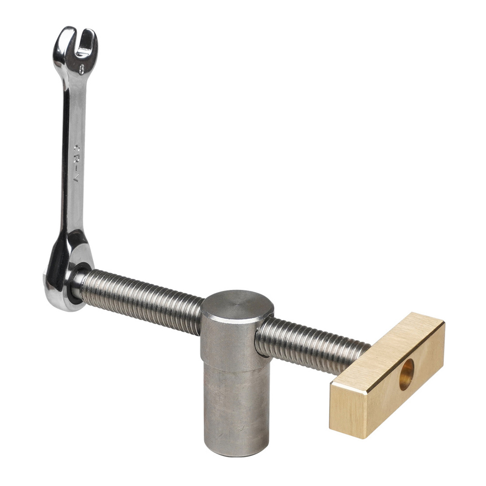 Werkbank-holzbearbeitungsklemme Mit Zapfenstange, Verriegelungswerkzeug, Befestigungsblock Aus Messing, Diy Mit Ratschenschlüssel, Edelstahl 8 Mm Für 20-mm-tischloch