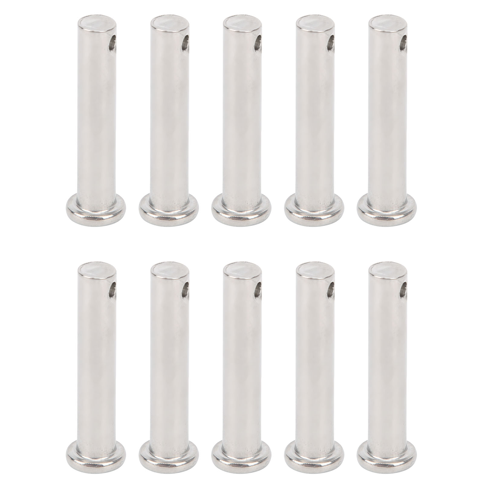 10 Stück Flachkopf-ösenstifte, Lineare Gleitstücke Aus Edelstahl 304, M8x40 Mm