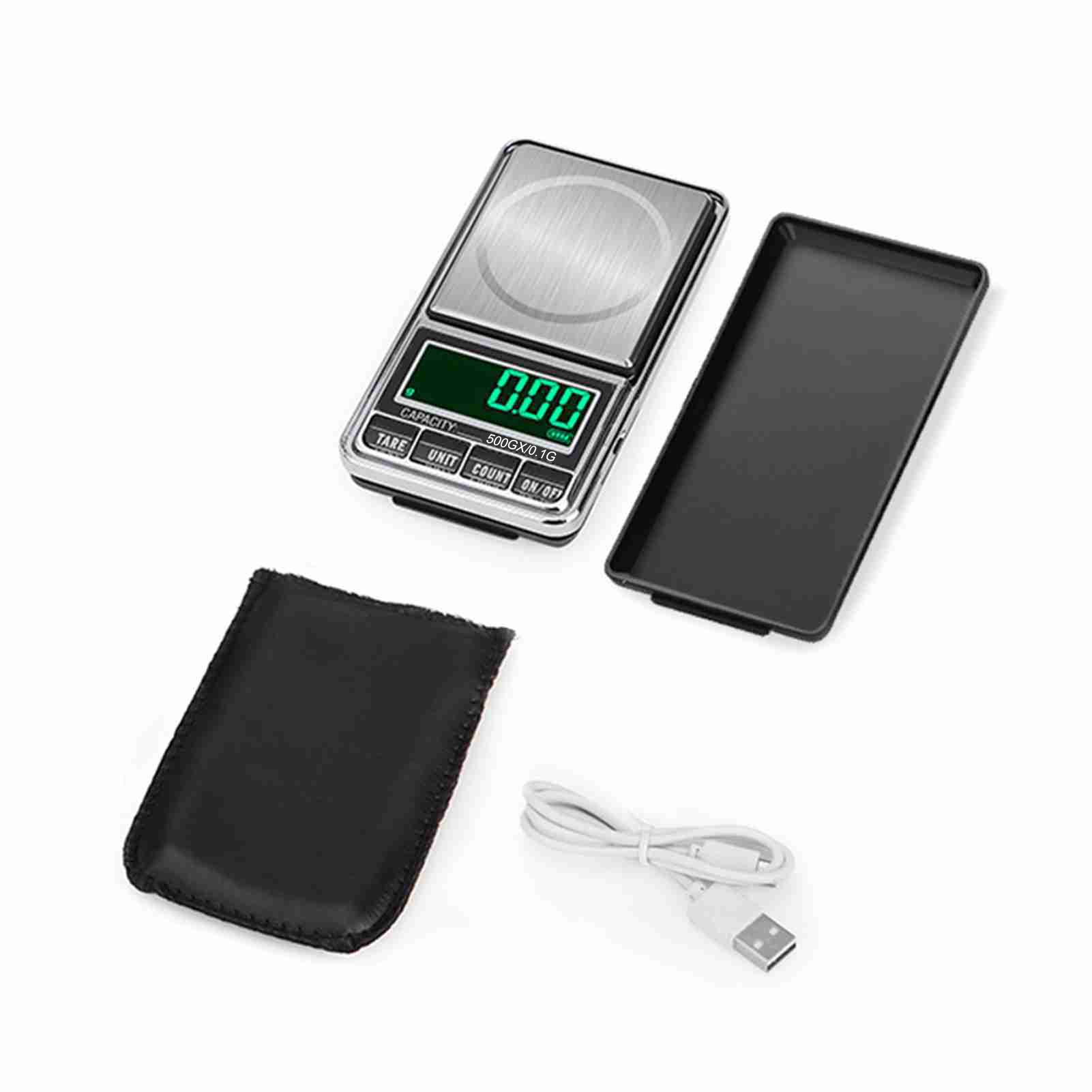 Dh-938c Mini-digitalwaage Für Goldschmuck, Professionell, Elektronisch, Präzise, 500 G/0,1 G