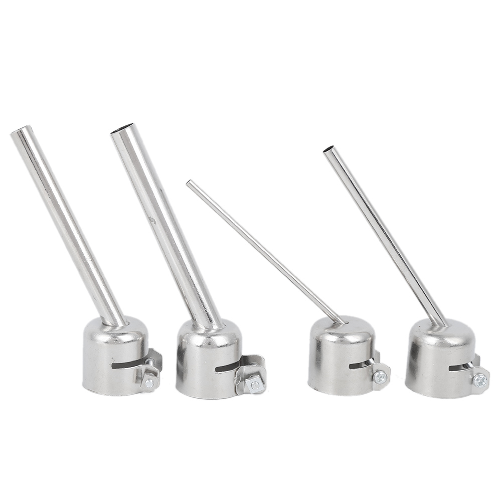 Satz Mit 4 Länglichen, Abgewinkelten Düsen Aus Aluminiumlegierung 3/5/8/10 Mm Für Heißluft-lötstation 850