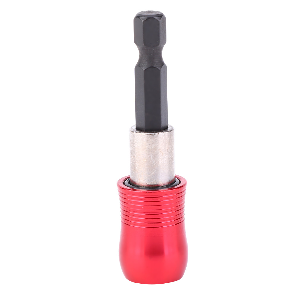 60 Mm (1/4 Zoll) Sechskant-magnet-bithalter-verlängerung Für Schraubendreheradapter, Vanadium-chrom-stahl, Rot
