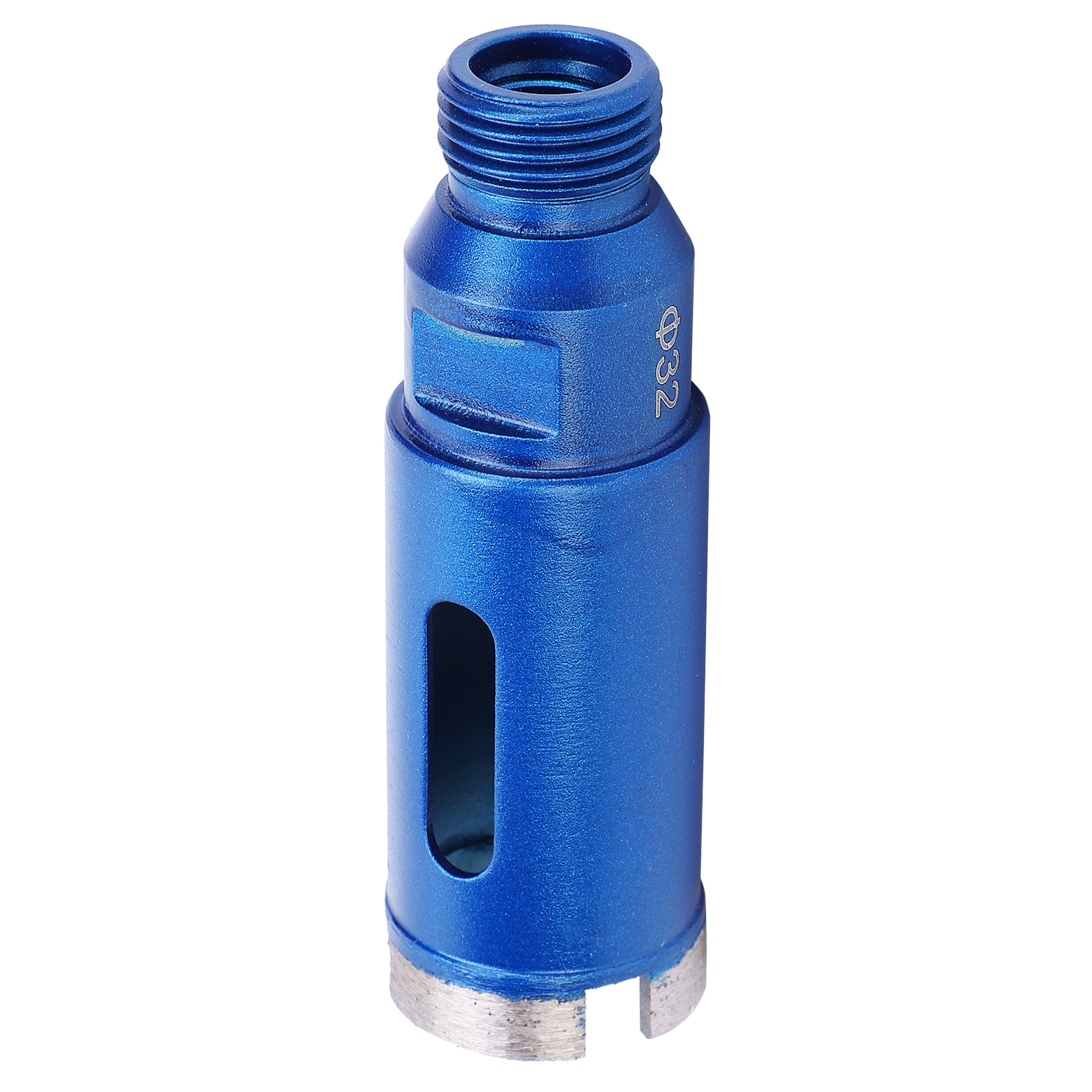 Stück Blauer Diamantbohrer 1/2" Bsp Für Winkelschleifer Zum Bohren Von Fliesen, Porzellan, Granit, Marmor, Stein, Keramik Und Quarz Ø 32 Mm L 98 Mm