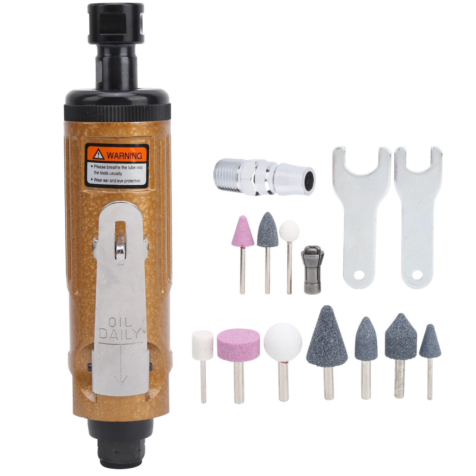 Pneumatische Rotationsfräs- Und -schleifmaschine, Gravierwerkzeug, Polier- Und Entgratset, 22.000 U/min, 0,6 Mpa, Kp-621, Japanische Ausführung