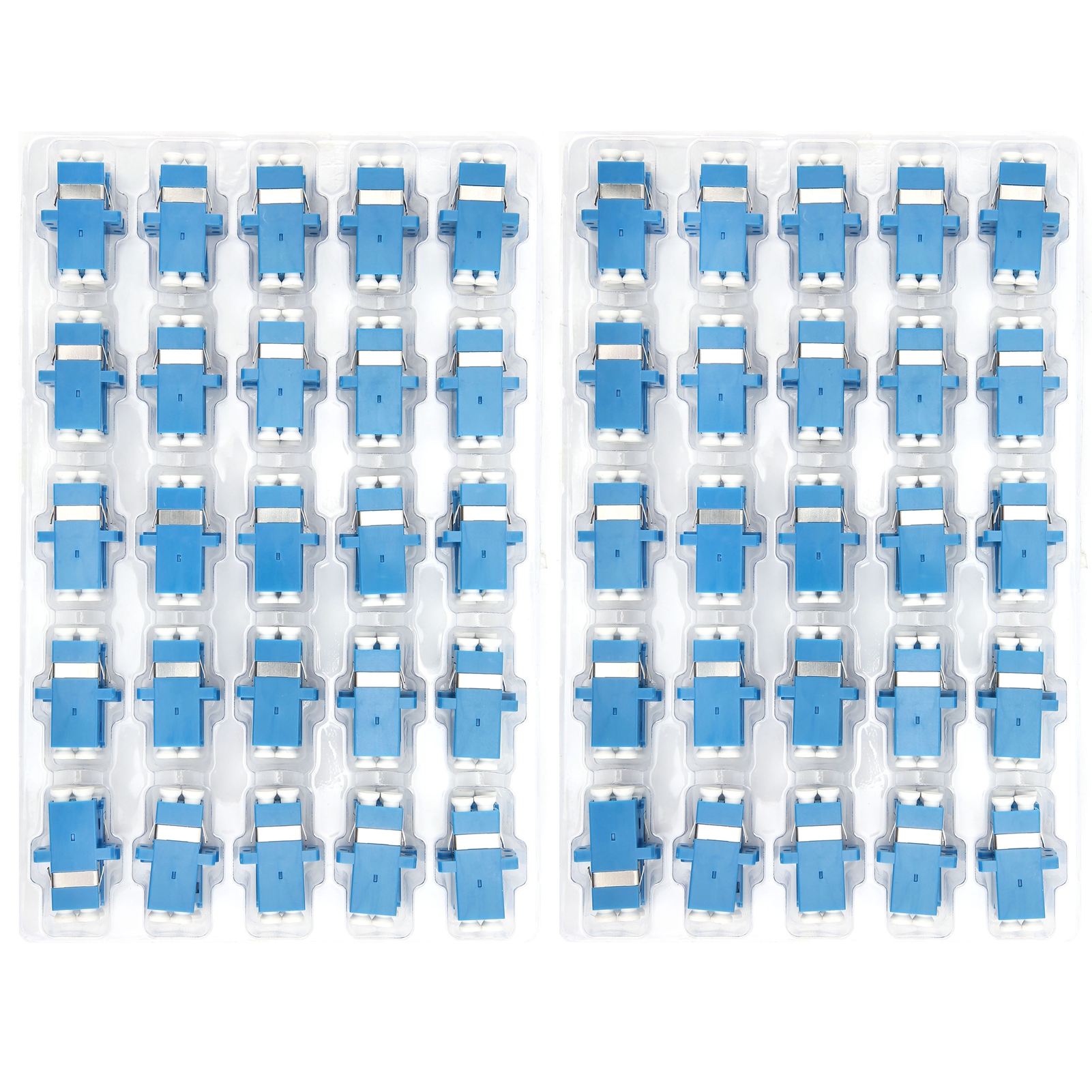 Konvolut Von 50 Lc-lc-duplex-upc-glasfaserkopplern, Adaptersteckern, Industriebedarf