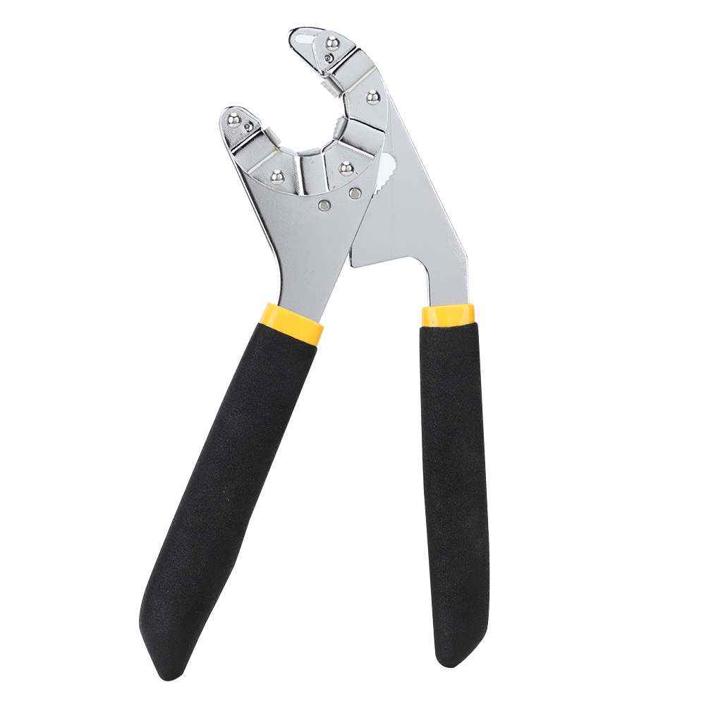 Verstellbarer 20,5 Cm Universal-multifunktionsschlüssel Aus Kohlenstoffstahl, Silber/schwarz Lackiert, 12–20 Mm Mutternschlüssel Für Mechanische Werkstätten Und Reparaturen, 1 Stück