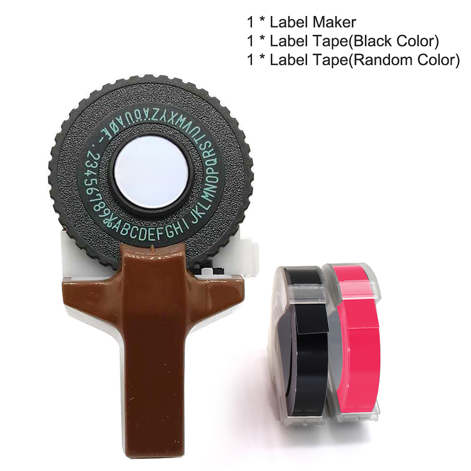 Mini-tragbarer Manueller Etikettendrucker, Diy-3d-prägeetikettendrucker, Beschriftungsmaschine Mit 9-mm-pvc-kunststoffbändern